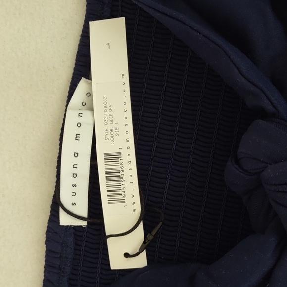 New Susana Monaco 50's Crop Top Size L - Picture 8 of 8